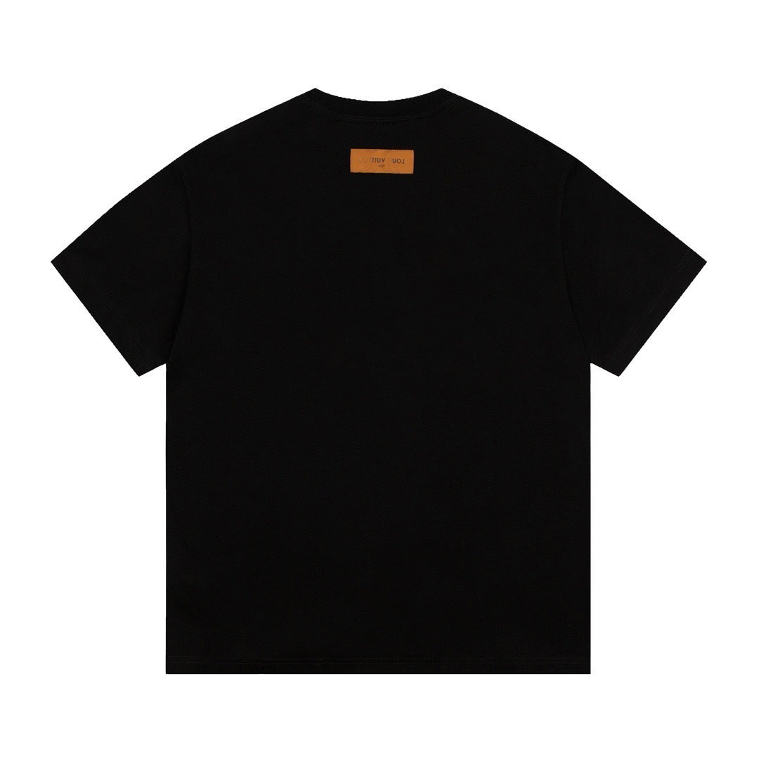 LVS Studios Silhouette Graphic White Tee HB096