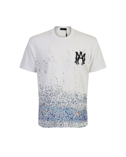 AMIR Signature Script Logo White Tee 971