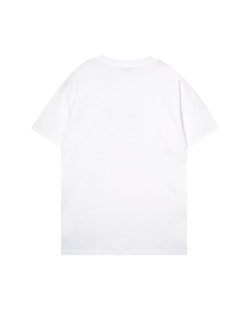 AMIR Signature Script Logo White Tee T148
