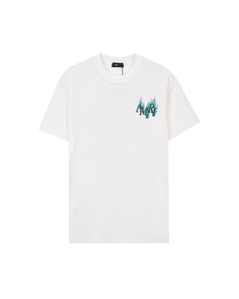 AMIR Flame Logo White Tee 955