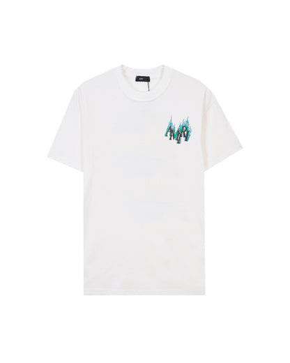 AMIR Flame Logo Black Tee 955