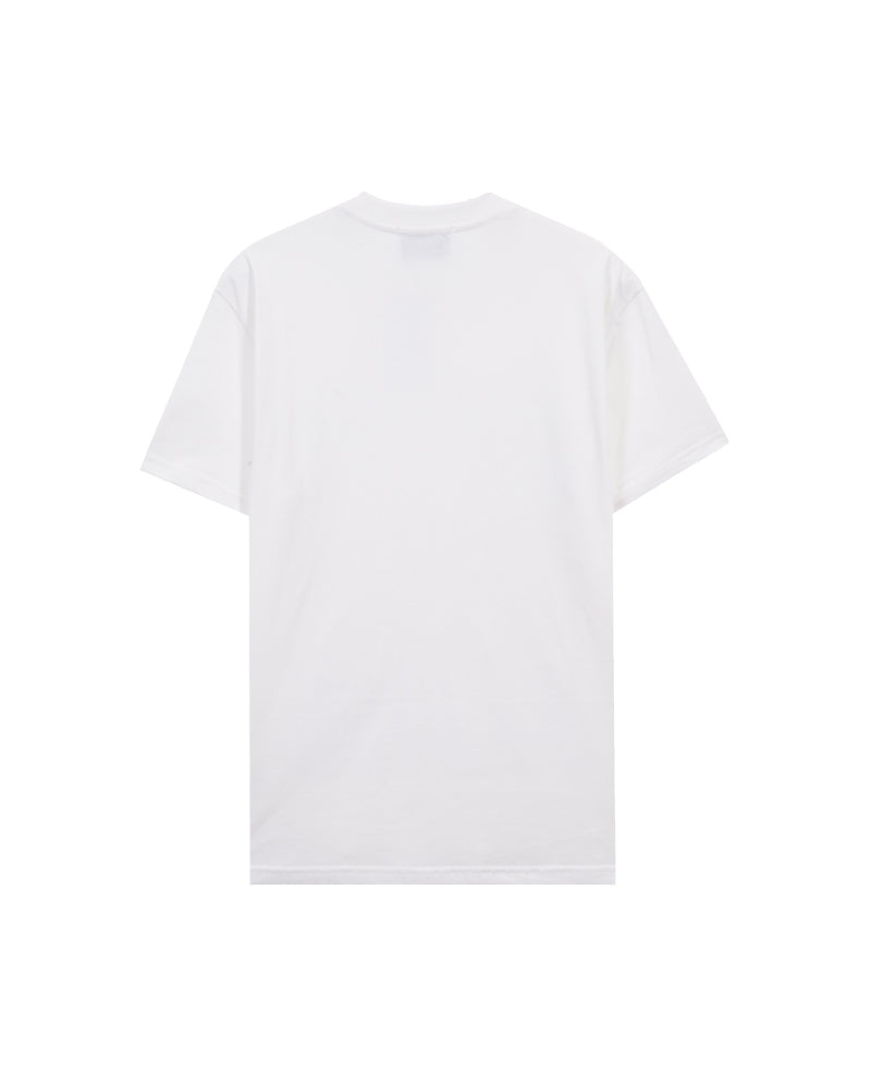 AMIR Split Eagle Flame White Tee 953