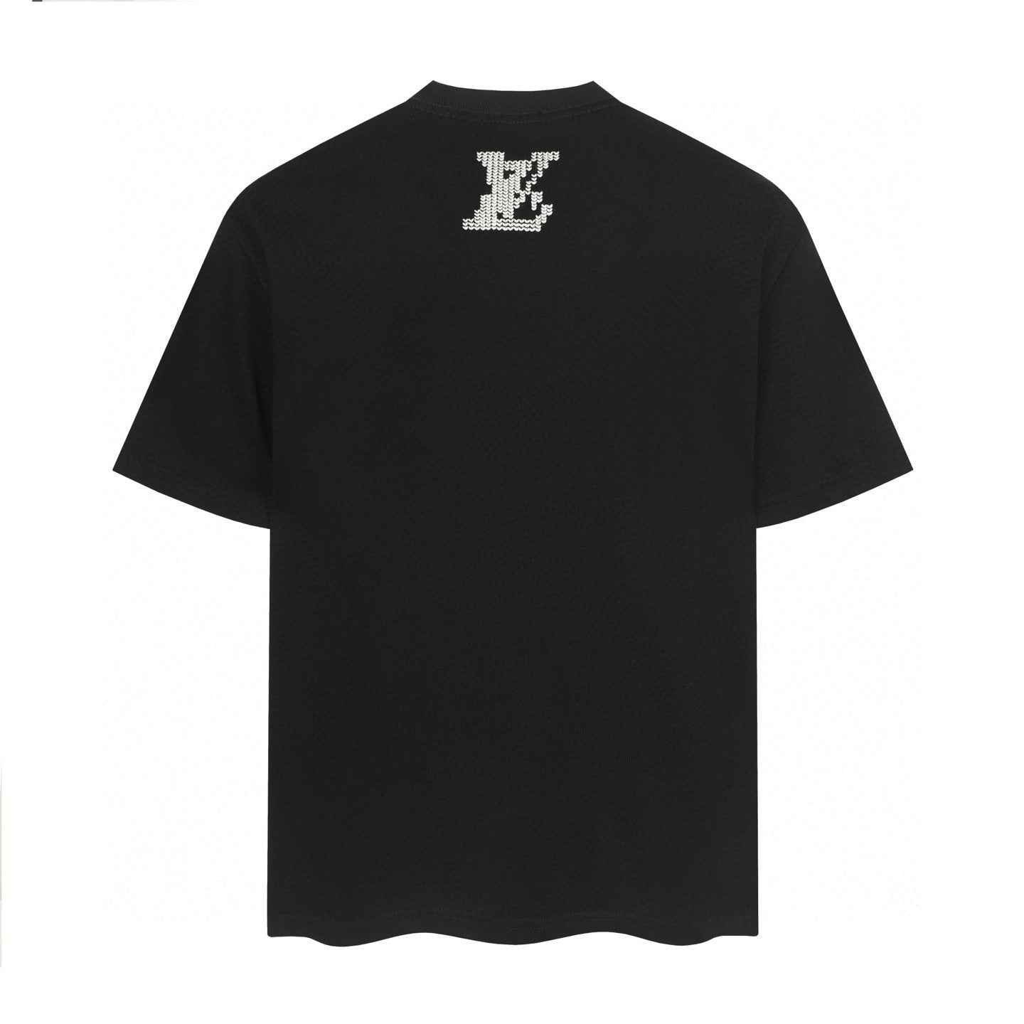 LVS Pixel Text White Tee 8902