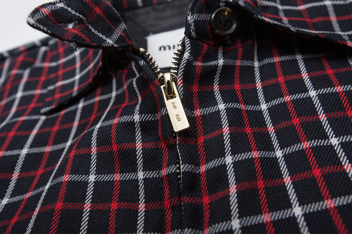 MIV MIV Checked Harrington Jacket 5819