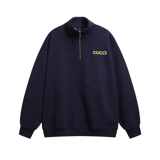 GUC Neon Logo Half-Zip Sweatshirt 8333