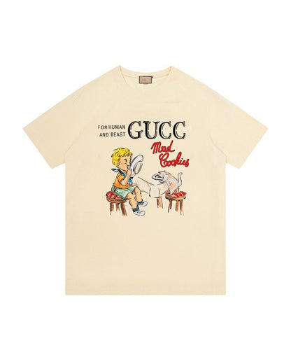 GUC Mad Cookies Cartoon Graphic Soft Cream Tee 835