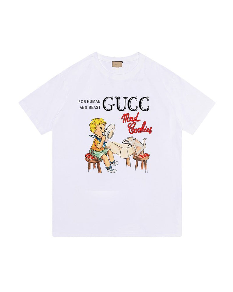 GUC Mad Cookies Cartoon Graphic Soft Cream Tee 835