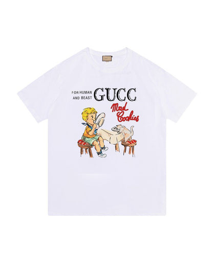GUC Mad Cookies Cartoon Graphic Soft Cream Tee 835