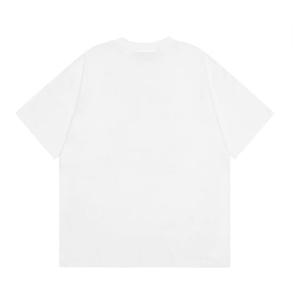 NIK Classic Futura Logo Oversized Graphic White Tee NK5