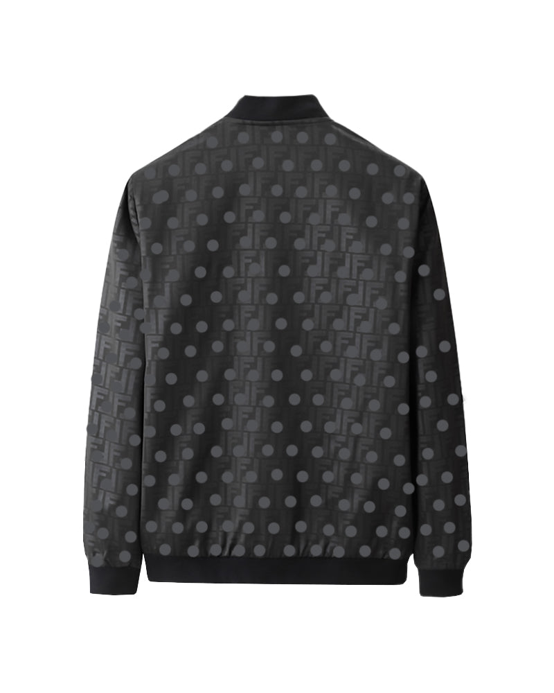 Fend Monogram Bomber Black Jacket 66133