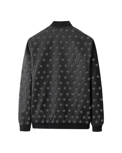 Fend Monogram Bomber Black Jacket 66133
