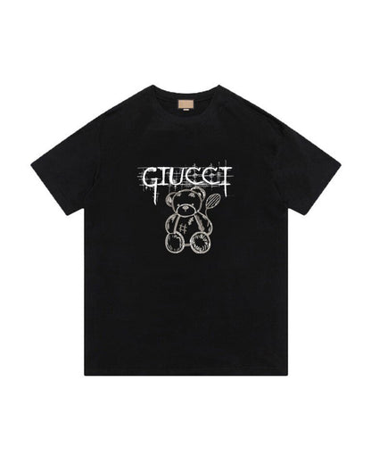 GUC Sketch Teddy Bear Logo Black Tee G03