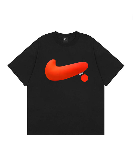 NIK SB Inflated 3D Swoosh Graphic Black Tee NK3