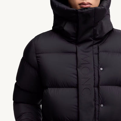 MONC Madeira Gray Hooded Men's Short Down Jacket 7-7006