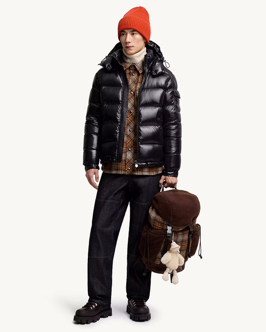 MONC Maya Hooded Men's Short Down Jacket 1-8111