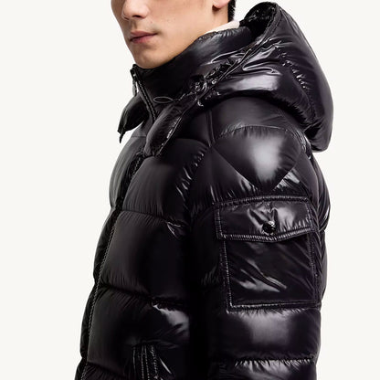 MONC Maya Hooded Men's Short Down Jacket 1-8111