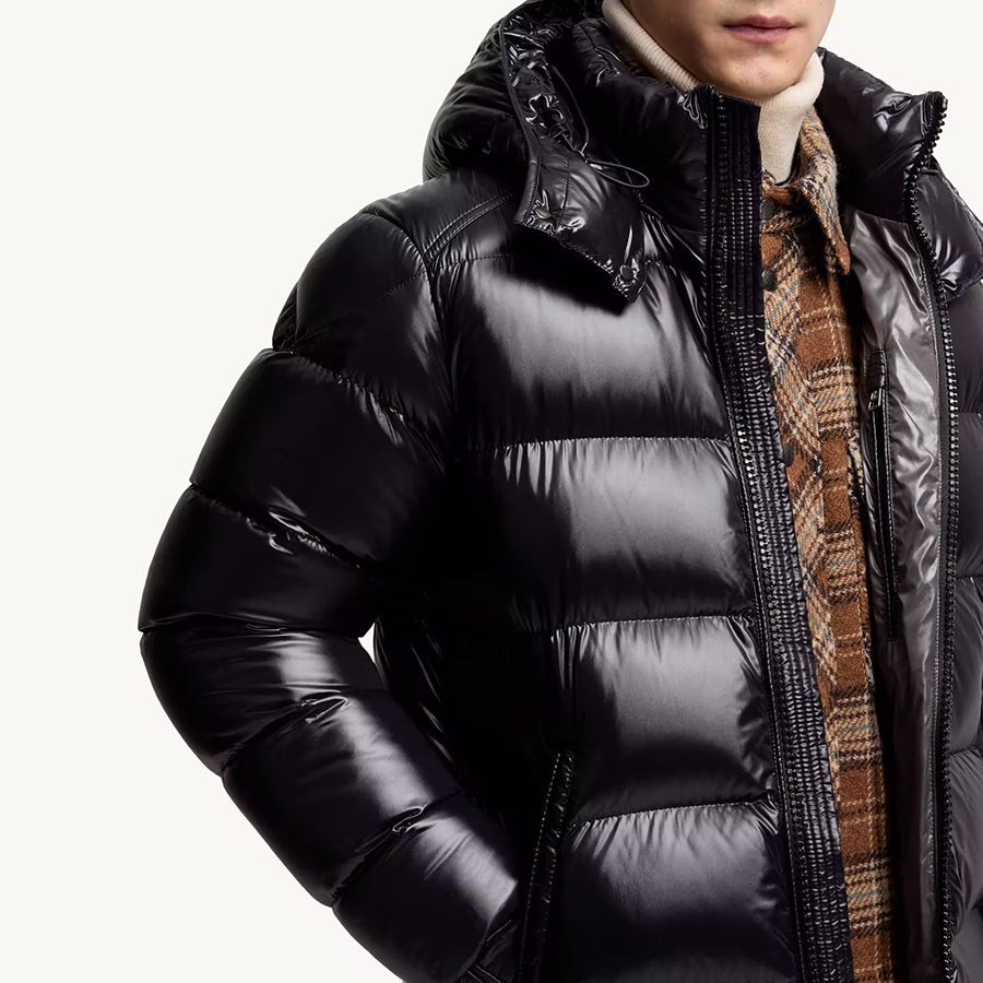 MONC Maya Hooded Men's Short Down Jacket 1-8111