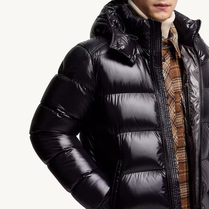 MONC Maya Hooded Men's Short Down Jacket 1-8111