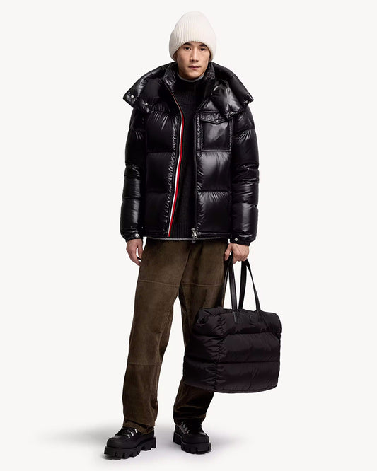 MONC Montbeliard Hooded Men's Short Down Jacket 3-8119