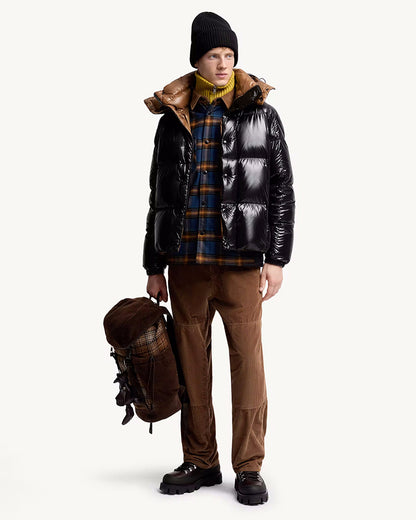MONC Parana Men Hooded Men's Short Down Jacket 2-8112