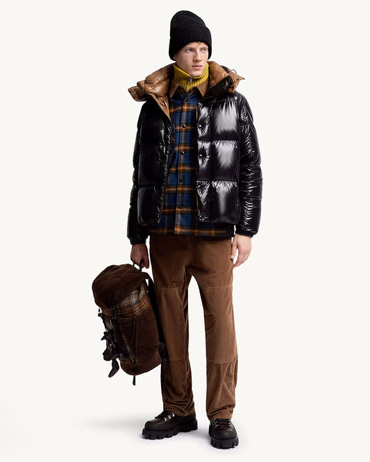 MONC Parana Men Hooded Men's Short Down Jacket 2-8112