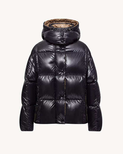 MONC Parana Women's Hooded Short Down Jacket 2-8112