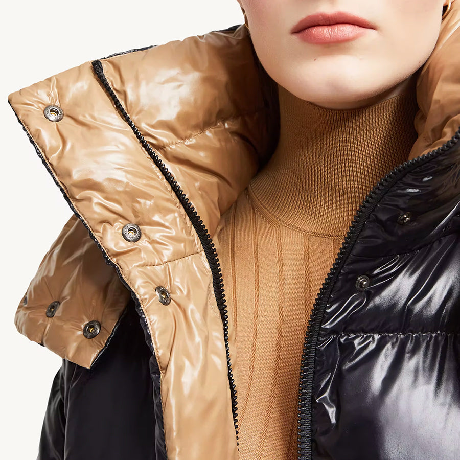 MONC Parana Women's Hooded Short Down Jacket 2-8112