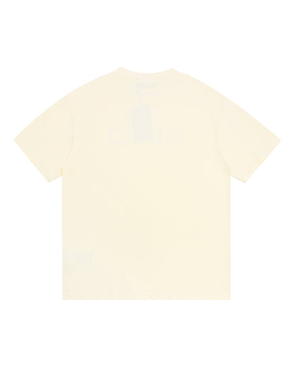 GUC Neon Frame Interlocking G Black Tee B69