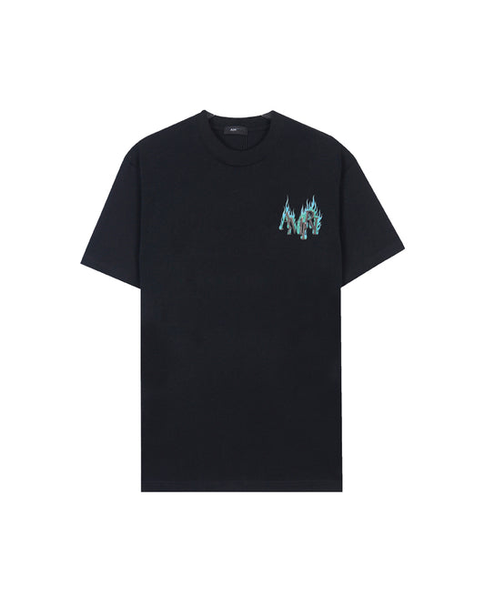 AMIR Flame Logo Black Tee 955
