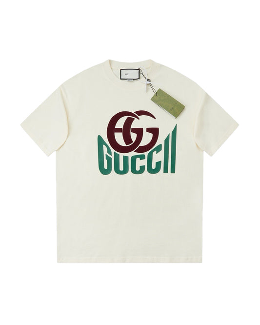GUC Bold Interlocking G Logo Tee Soft Cream G0025