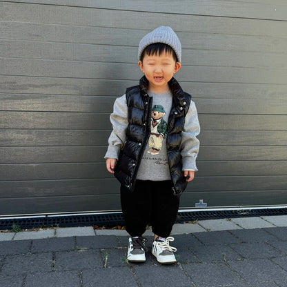 MONC Tib Boy's  Down Vest Black 701