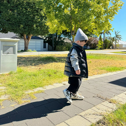 MONC Tib Boy's  Down Vest Black 701